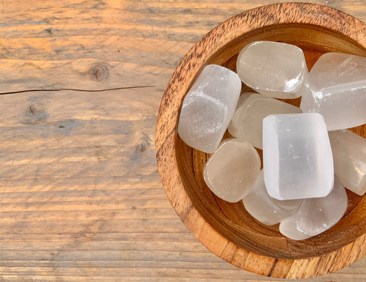 Selenite/ Satin Spar Tumble