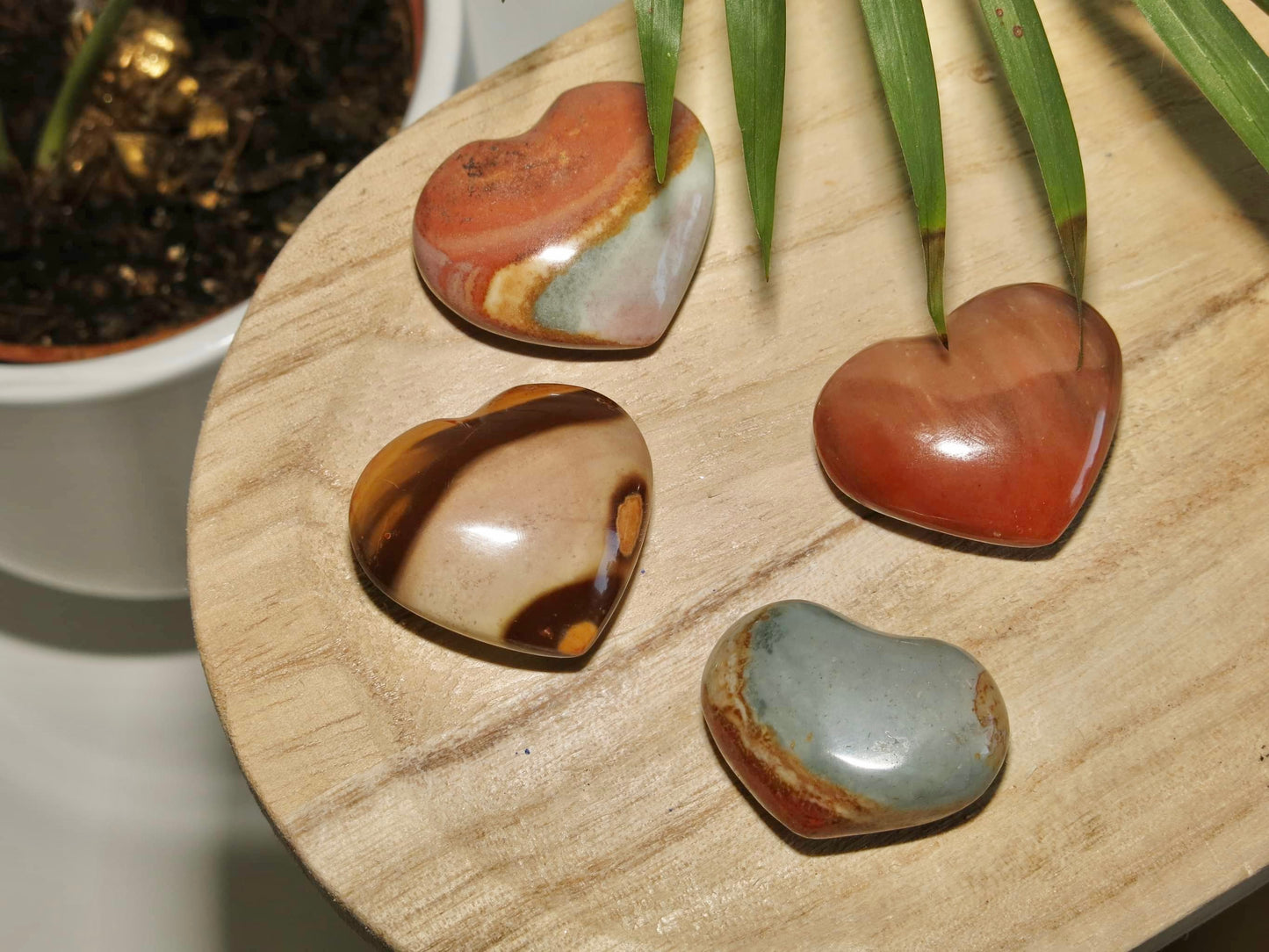 Polychrome Jasper heart