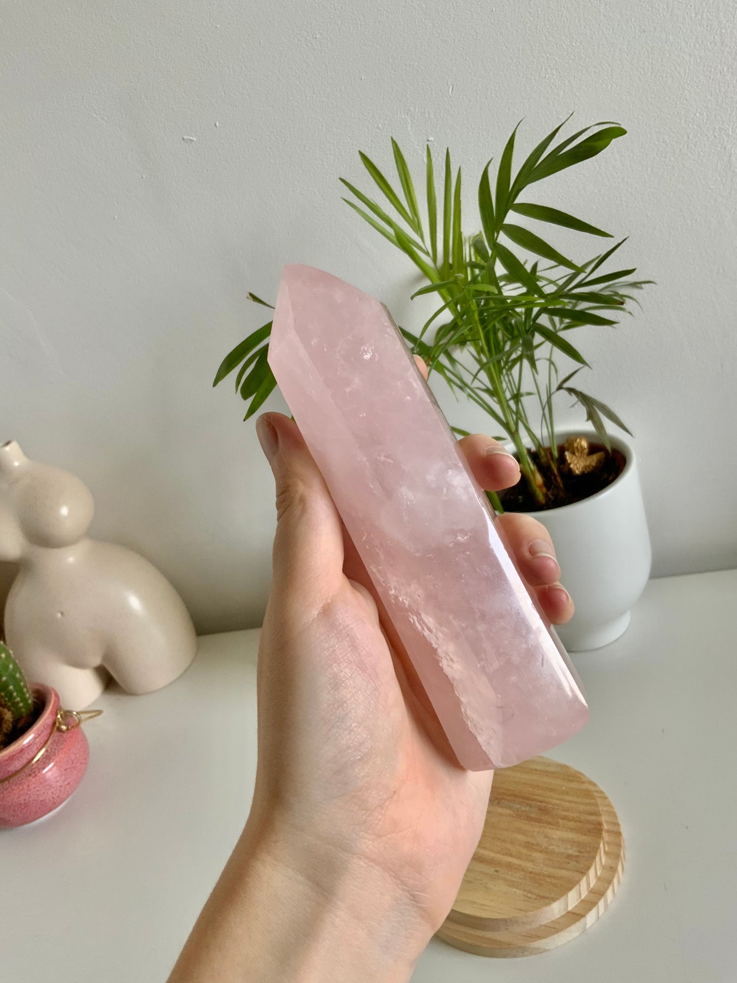 Big Rose Quartz Tower